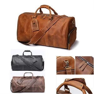 Vintage Leather Luggage Bag
