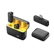 Wireless Lapel Microphone with Charging Case | https://www.bestnamebadges.com