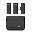 Wireless Lapel Microphone with Charging Case | https://www.bestnamebadges.com