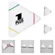3 Color Triangular Highlighter Pen | https://www.bestnamebadges.com