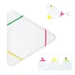 3 Color Triangular Highlighter Pen | https://www.bestnamebadges.com