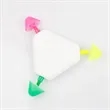 3 Color Triangular Highlighter Pen | https://www.bestnamebadges.com