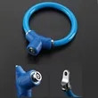 Simple Bicycle Ring Key Lock Anti-Theft Steel Cable | https://www.bestnamebadges.com
