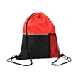 14''x 18'' Dual Pocket Drawstring Sportpack | https://www.bestnamebadges.com