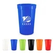16Oz Reusable Smooth Wall Plastic Stadium Cup | https://www.bestnamebadges.com