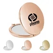 Portable Folding Compact Mirror W/ One Side 2x Magnifying | https://www.bestnamebadges.com
