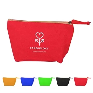 Cotton Canvas Cosmatic Bag