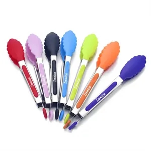 8" Silicone Kitchen Tongs