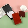 PU Leather Business Gift Sticky Note Holder For Desk | https://www.bestnamebadges.com