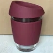 12OZ Glass coffee mug | https://www.bestnamebadges.com