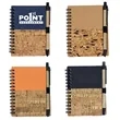 Kraft Wood Grain Spiral Notebook Kit | https://www.bestnamebadges.com