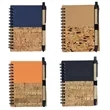 Kraft Wood Grain Spiral Notebook Kit | https://www.bestnamebadges.com