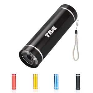 Mini Portable Aluminum Flashlight with Lanyard