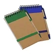 Pocket Kraft Spiral Notebook Kit | https://www.bestnamebadges.com