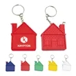 House Shape Tape Measure with Key Chain | https://www.bestnamebadges.com
