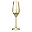 Stainless Steel Cocktail Champagne Flute | https://www.bestnamebadges.com