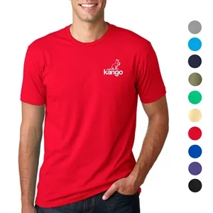 Next Level 4.3oz 100% Combed Cotton Mens T shirt Half-Sleeve | https://www.bestnamebadges.com