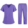Scrubs Medical Uniform Top Pant Set | https://www.bestnamebadges.com