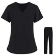 Scrubs Medical Uniform Top Pant Set | https://www.bestnamebadges.com