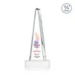 Majestic Tower VividPrint™ Award on Alberton Base - White | https://www.bestnamebadges.com