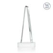 Majestic Tower VividPrint™ Award on Alberton Base - White | https://www.bestnamebadges.com