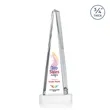 Majestic Tower VividPrint™ Award on Alberton Base - White | https://www.bestnamebadges.com