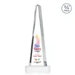 Majestic Tower VividPrint™ Award on Alberton Base - White | https://www.bestnamebadges.com
