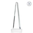 Majestic Tower VividPrint™ Award on Alberton Base - White | https://www.bestnamebadges.com