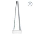 Majestic Tower VividPrint™ Award on Alberton Base - White | https://www.bestnamebadges.com