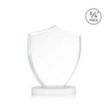 Scudo Shield on Alberton Base - White | https://www.bestnamebadges.com