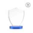 Scudo Shield on Alberton Base - Sky Blue | https://www.bestnamebadges.com