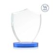 Scudo Shield on Alberton Base - Sky Blue | https://www.bestnamebadges.com