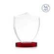 Scudo Shield on Alberton Base - Red | https://www.bestnamebadges.com