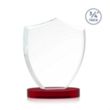 Scudo Shield on Alberton Base - Red | https://www.bestnamebadges.com
