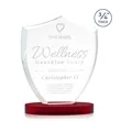 Scudo Shield on Alberton Base - Red | https://www.bestnamebadges.com