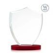 Scudo Shield on Alberton Base - Red | https://www.bestnamebadges.com