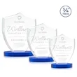 Scudo Shield on Alberton Base - Blue | https://www.bestnamebadges.com