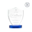 Scudo Shield on Alberton Base - Blue | https://www.bestnamebadges.com