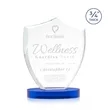 Scudo Shield on Alberton Base - Blue | https://www.bestnamebadges.com
