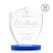 Scudo Shield on Alberton Base - Blue | https://www.bestnamebadges.com