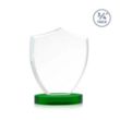 Scudo Shield on Alberton Base - Green | https://www.bestnamebadges.com