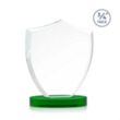 Scudo Shield on Alberton Base - Green | https://www.bestnamebadges.com