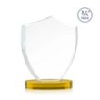 Scudo Shield on Alberton Base - Gold | https://www.bestnamebadges.com