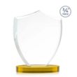 Scudo Shield on Alberton Base - Gold | https://www.bestnamebadges.com
