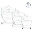 Scudo Shield on Alberton Base - Clear | https://www.bestnamebadges.com