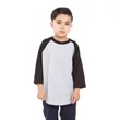 Shaka Wear Youth Three-Quarter Sleeve Raglan | https://www.bestnamebadges.com