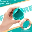 Colorful Rubber Oval Coin Purse with Chain | https://www.bestnamebadges.com