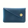 Slim Credit Card Case Holder Compact Leather Wallet | https://www.bestnamebadges.com
