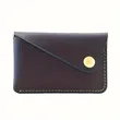 Slim Credit Card Case Holder Compact Leather Wallet | https://www.bestnamebadges.com