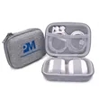 EVA Hardshell Portable Travel Cable Organizer Case | https://www.bestnamebadges.com